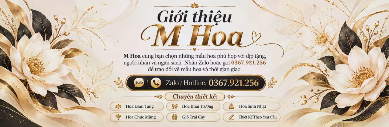 Ảnh bìa Shop hoa tươi Xã Mỹ Tịnh An Đồng Tháp - Thêm sắc hoa cho ngày vui